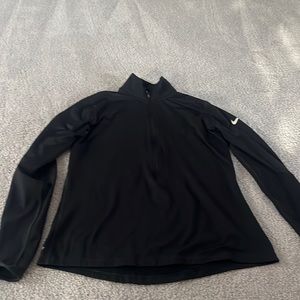 Nike dry, fit deep quarter zip with thumb holes